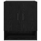 Wall-Mounted Cabinet Black Oak 60 x 31 x 70 cm Engineered Wood