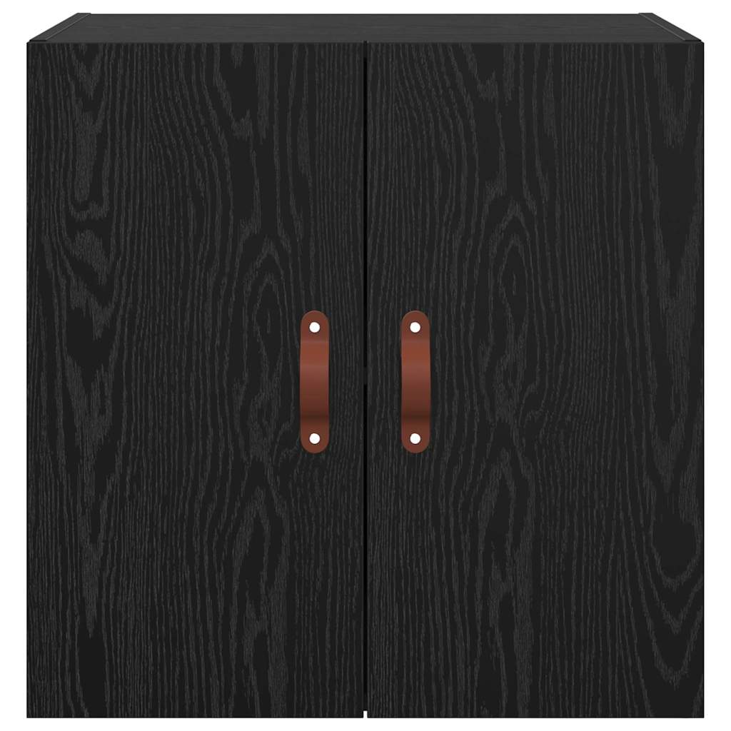 Wall Cabinet Black oak 60 x 31 x 60 cm Engineered wood