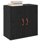 Wall Cabinet Black oak 60 x 31 x 60 cm Engineered wood