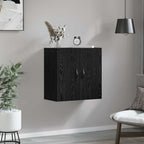 Wall-Mounted Cabinet Black Oak 60 x 31 x 60 cm Engineered Wood