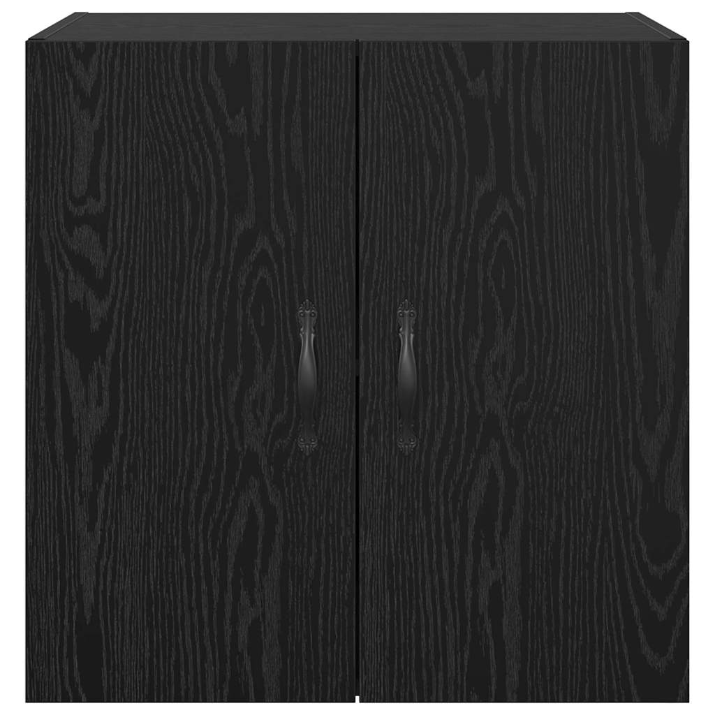 Wall-Mounted Cabinet Black Oak 60 x 31 x 60 cm Engineered Wood
