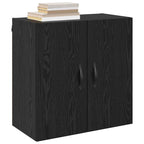 Wall-Mounted Cabinet Black Oak 60 x 31 x 60 cm Engineered Wood