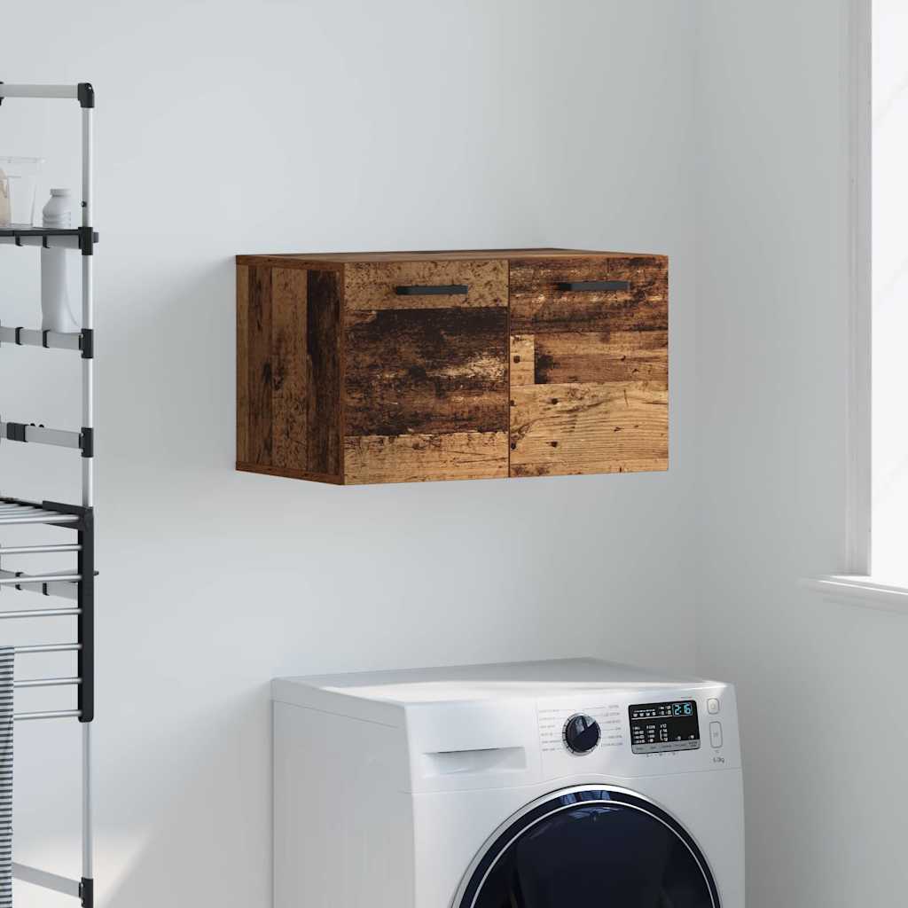 Wall-Mounted Cabinet Old Wood 60 x 36.5 x 35 cm Engineered Wood