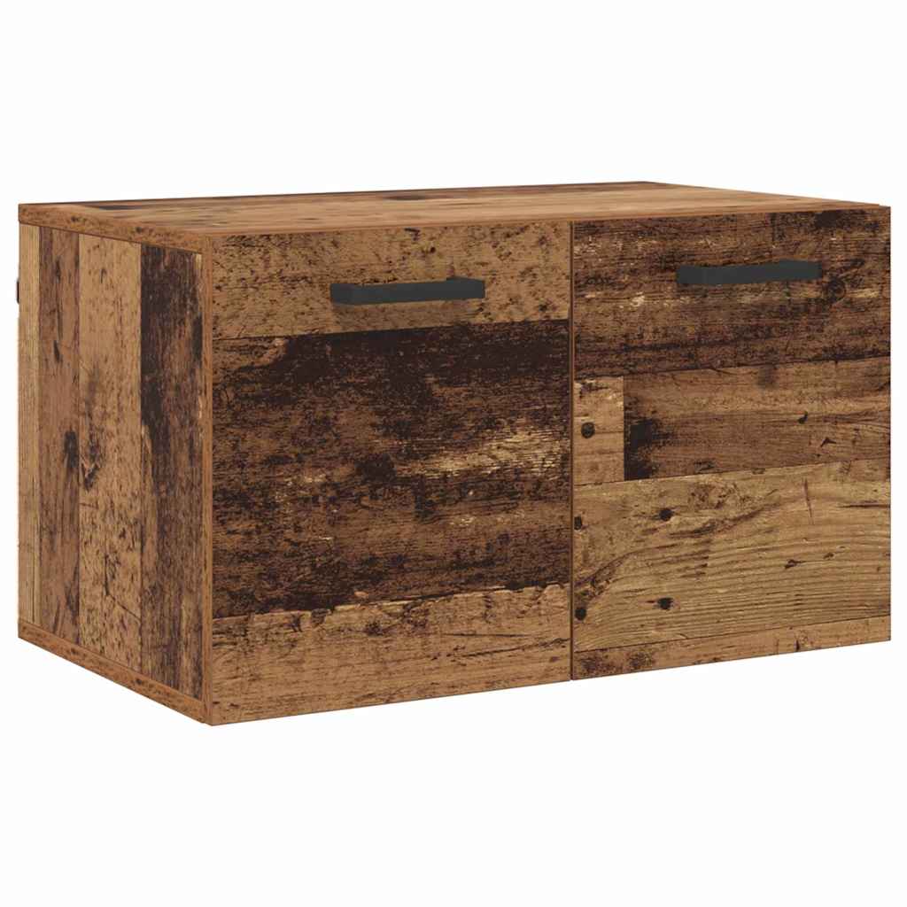 Wall-Mounted Cabinet Old Wood 60 x 36.5 x 35 cm Engineered Wood