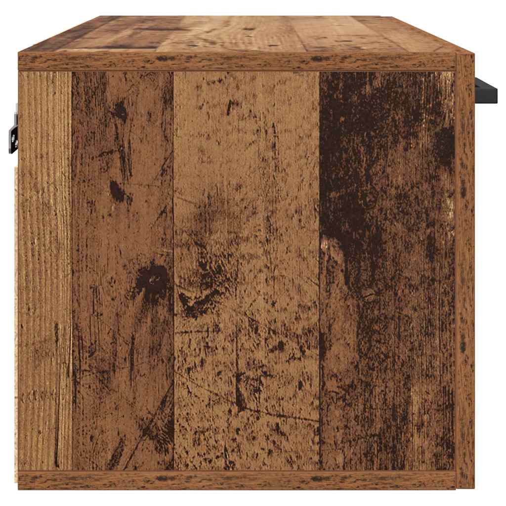Wall-Mounted Cabinet Old Wood 60 x 36.5 x 35 cm Engineered Wood