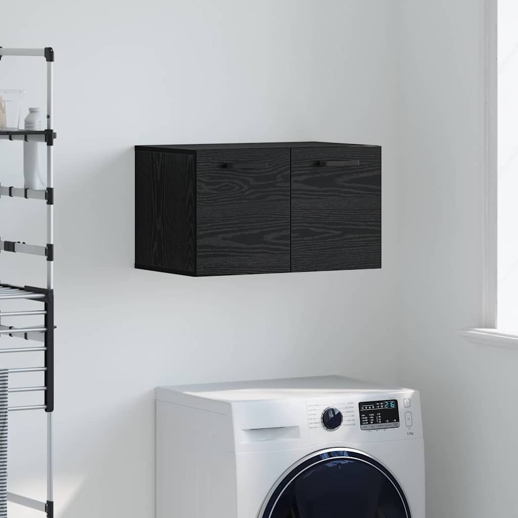 Wall-Mounted Cabinet Wall-mounted Black Oak 60 x 36.5 x 35 cm