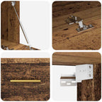 Wall Cabinet Old wood 80 x 36.5 x 35 cm Engineered wood