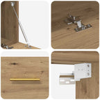 Wall Cabinet Artisan oak 80 x 36.5 x 35 cm Engineered wood