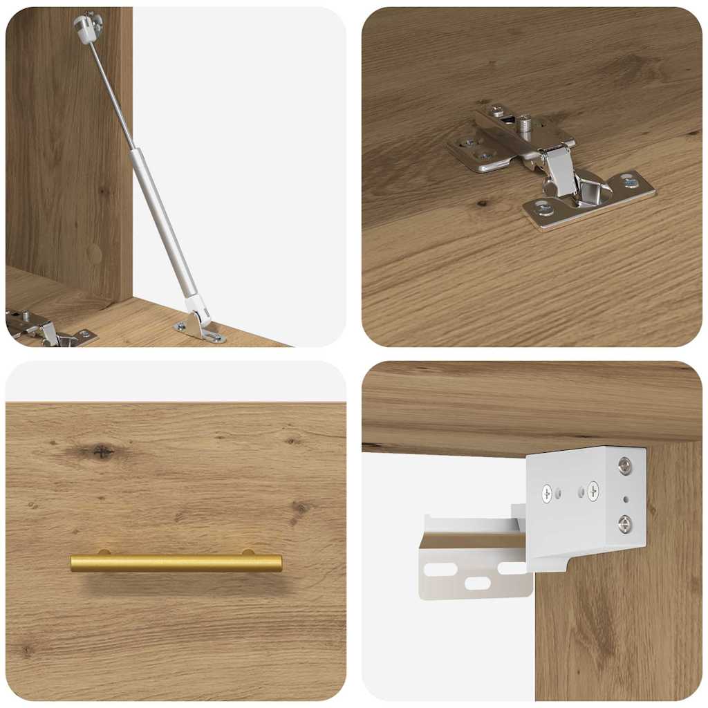 Wall Cabinet Artisan oak 80 x 36.5 x 35 cm Engineered wood