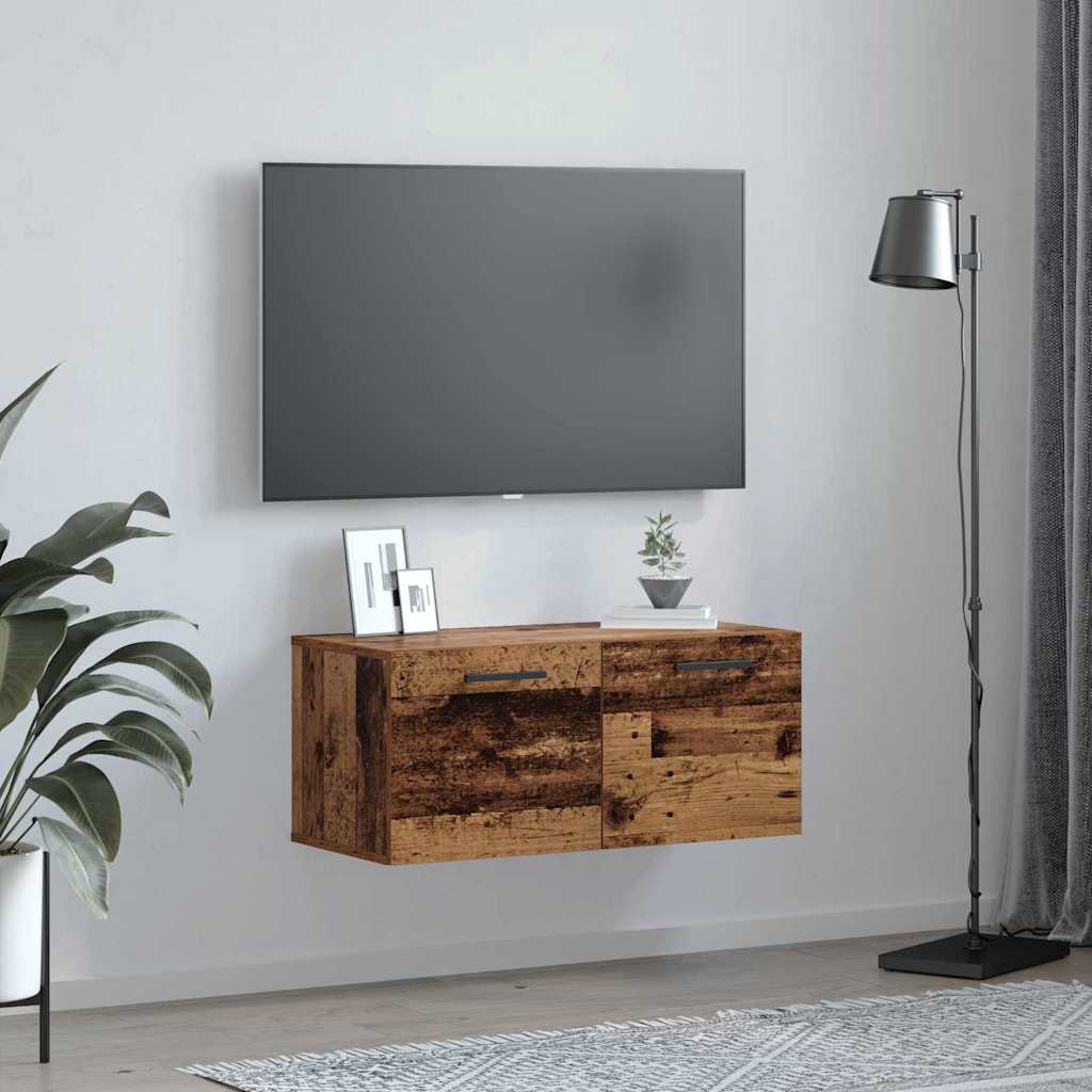 Wall Cabinet Old wood 80 x 36.5 x 35 cm Engineered wood