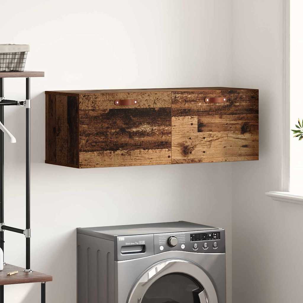 Wall-Mounted Cabinet Wall-mounted Old Wood 100 x 36.5 x 35 cm