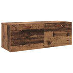 Wall-Mounted Cabinet Wall-mounted Old Wood 100 x 36.5 x 35 cm