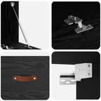 Wall-Mounted Cabinet Wall-mounted Black Oak 100 x 36.5 x 35 cm