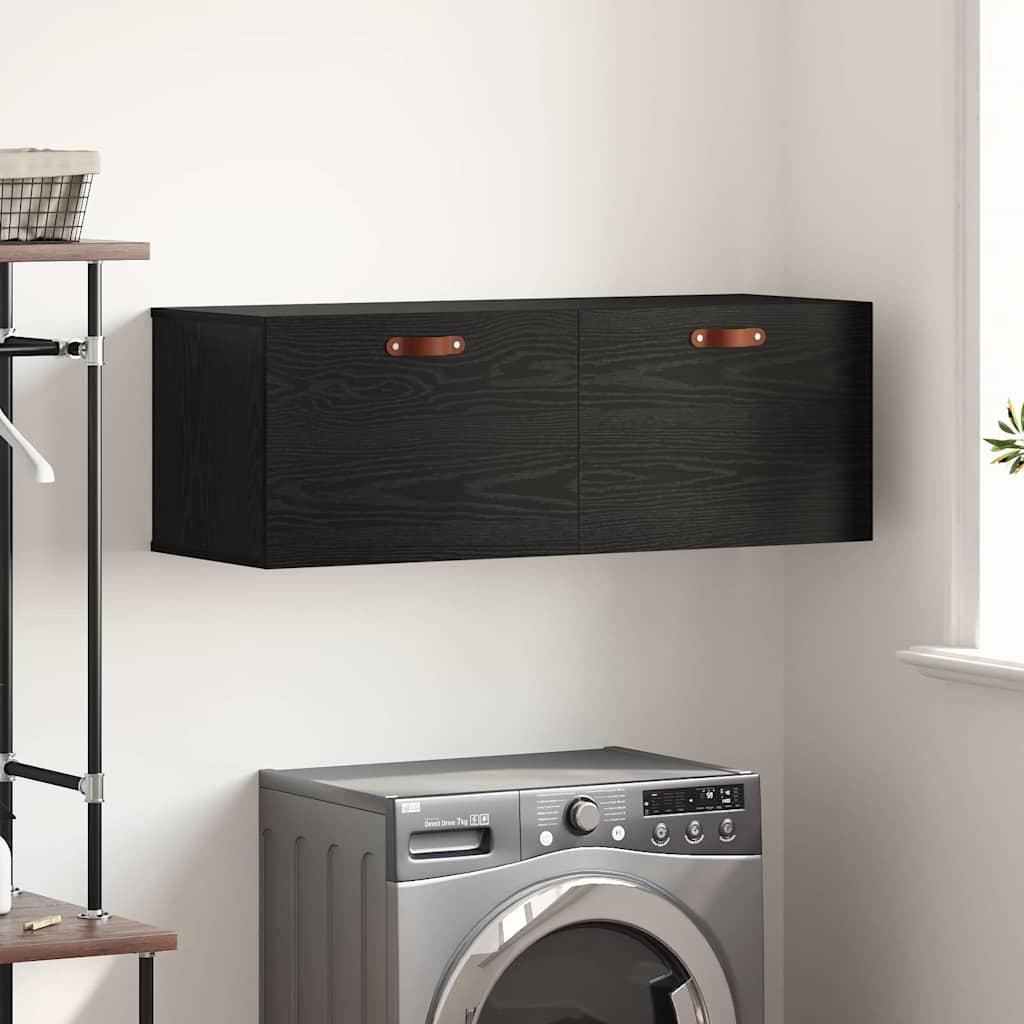 Wall-Mounted Cabinet Wall-mounted Black Oak 100 x 36.5 x 35 cm