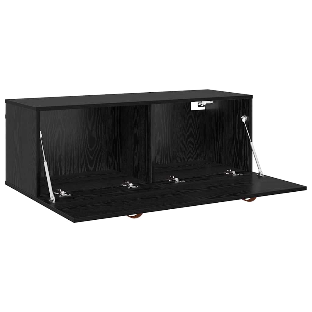 Wall-Mounted Cabinet Wall-mounted Black Oak 100 x 36.5 x 35 cm