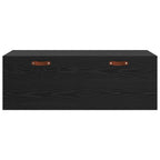 Wall-Mounted Cabinet Wall-mounted Black Oak 100 x 36.5 x 35 cm