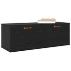 Wall-Mounted Cabinet Wall-mounted Black Oak 100 x 36.5 x 35 cm
