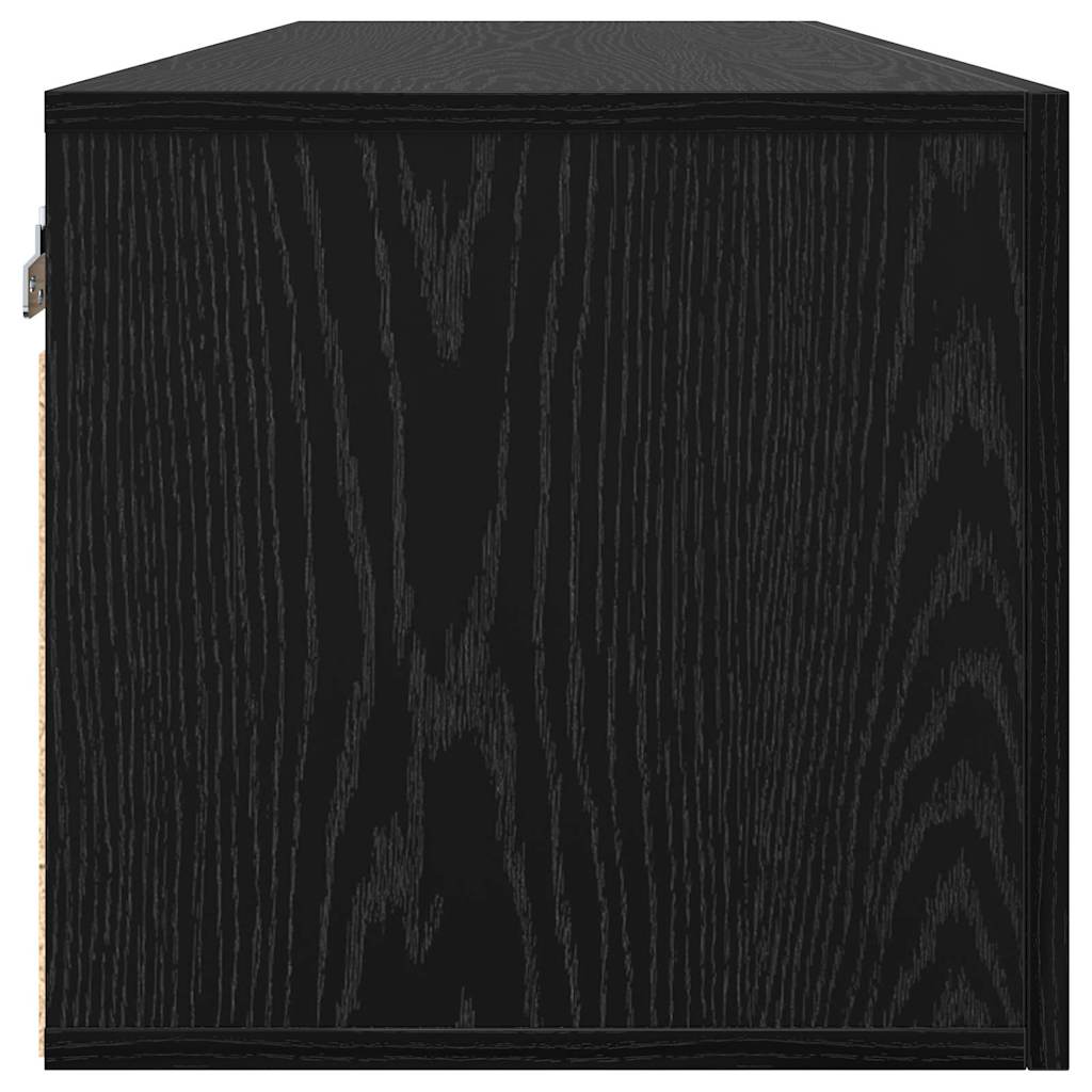 Wall-Mounted Cabinet Wall-mounted Black Oak 100 x 36.5 x 35 cm