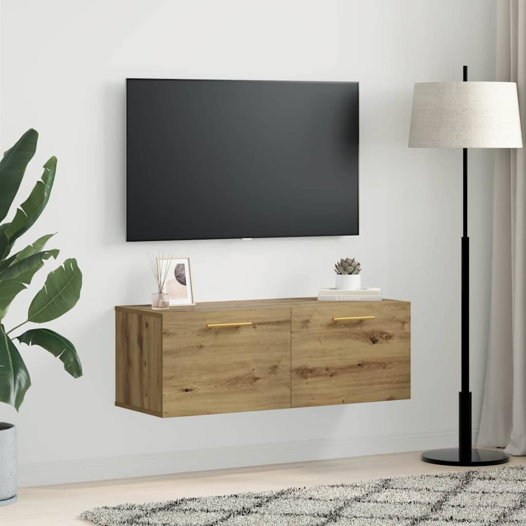 Wall Cabinet Artisan oak 100 x 36.5 x 35 cm Engineered wood