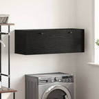 Wall-Mounted Cabinet Wall-mounted Black Oak 100 x 36.5 x 35 cm