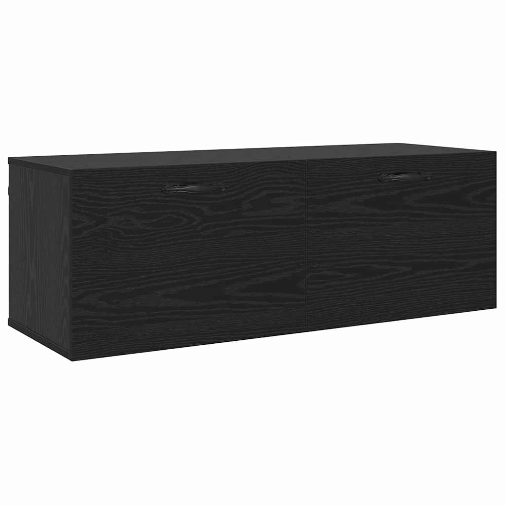Wall-Mounted Cabinet Wall-mounted Black Oak 100 x 36.5 x 35 cm