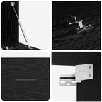 Wall-Mounted Cabinet Wall-mounted Black Oak 100 x 36.5 x 35 cm