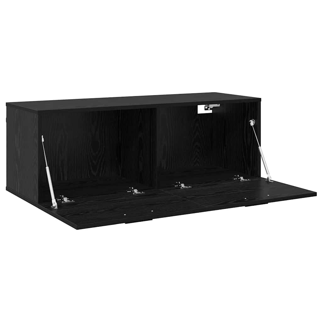 Wall-Mounted Cabinet Wall-mounted Black Oak 100 x 36.5 x 35 cm