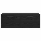 Wall Cabinet Black oak 100 x 36.5 x 35 cm Engineered wood