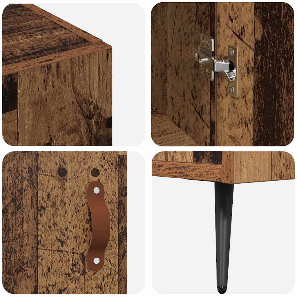 Sideboard Old Wood 89.5 x 34 x 80 cm Engineered Wood