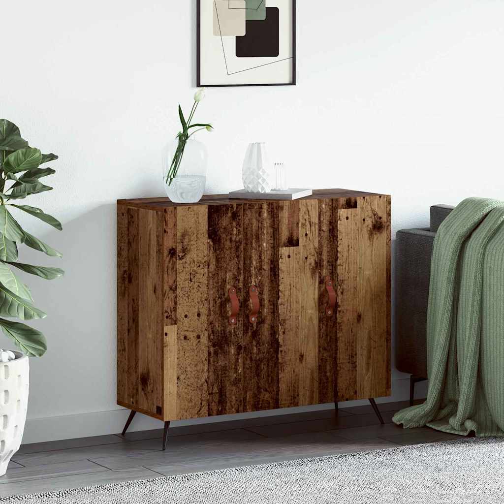 Sideboard Old Wood 89.5 x 34 x 80 cm Engineered Wood