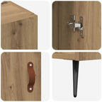 Sideboard Artisan Oak 89.5 x 34 x 80 cm Engineered Wood