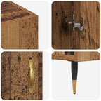 Sideboard Old Wood 90 x 34 x 80 cm Engineered Wood