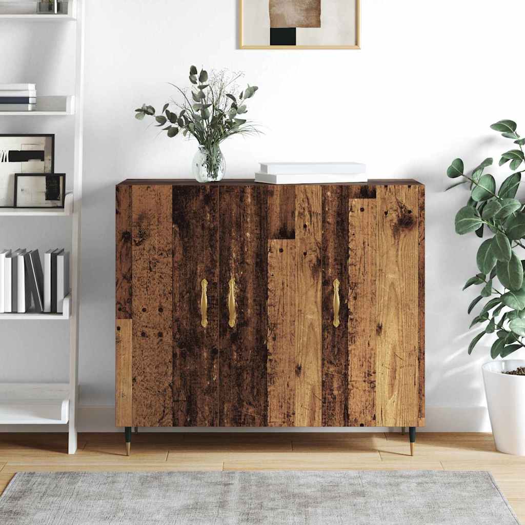 Sideboard Old Wood 90 x 34 x 80 cm Engineered Wood