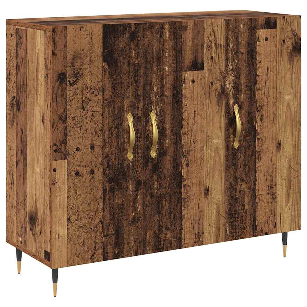 Sideboard Old Wood 90 x 34 x 80 cm Engineered Wood