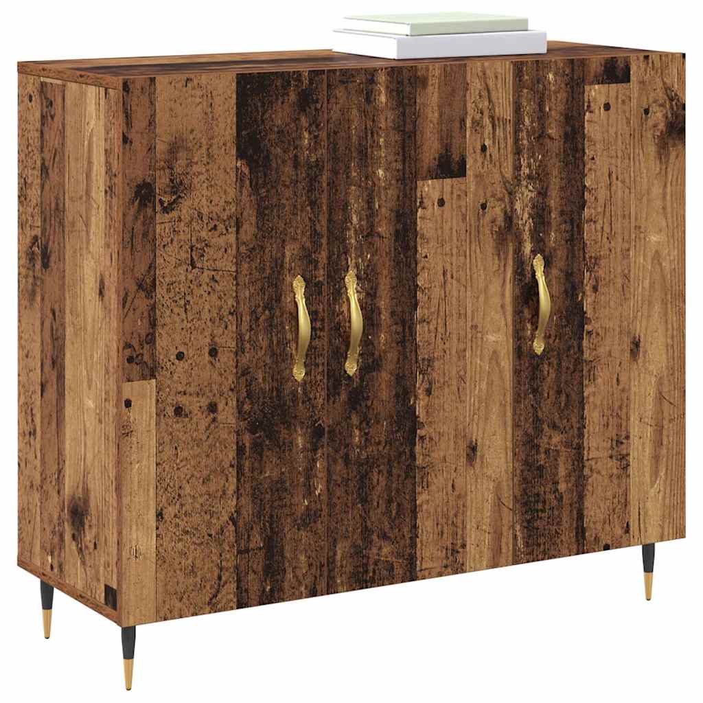 Sideboard Old Wood 90 x 34 x 80 cm Engineered Wood