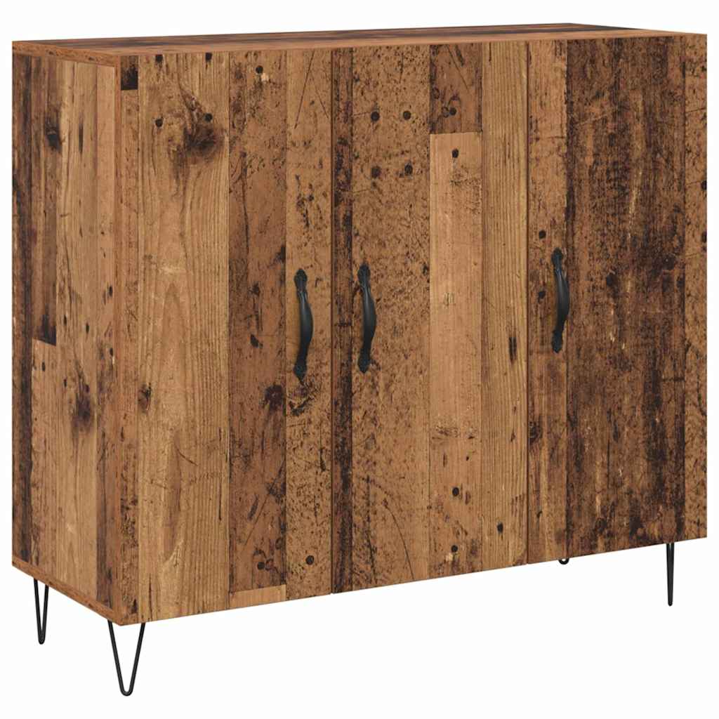 Sideboard Old Wood 90 x 32.5 x 80 cm Engineered Wood