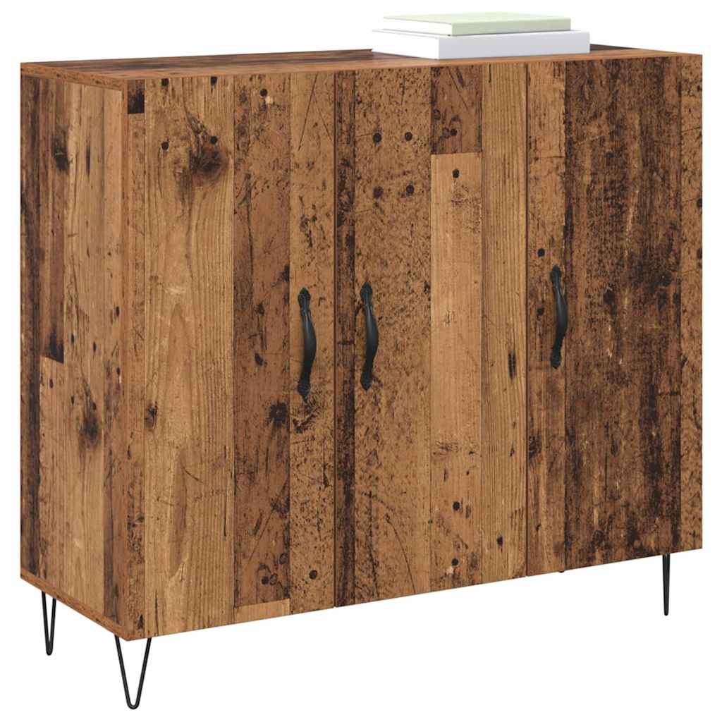 Sideboard Old Wood 90 x 32.5 x 80 cm Engineered Wood