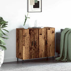 Sideboard Old Wood 90 x 34 x 80 cm Engineered Wood