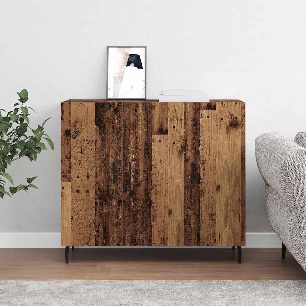 Sideboard Old Wood 90 x 34 x 80 cm Engineered Wood