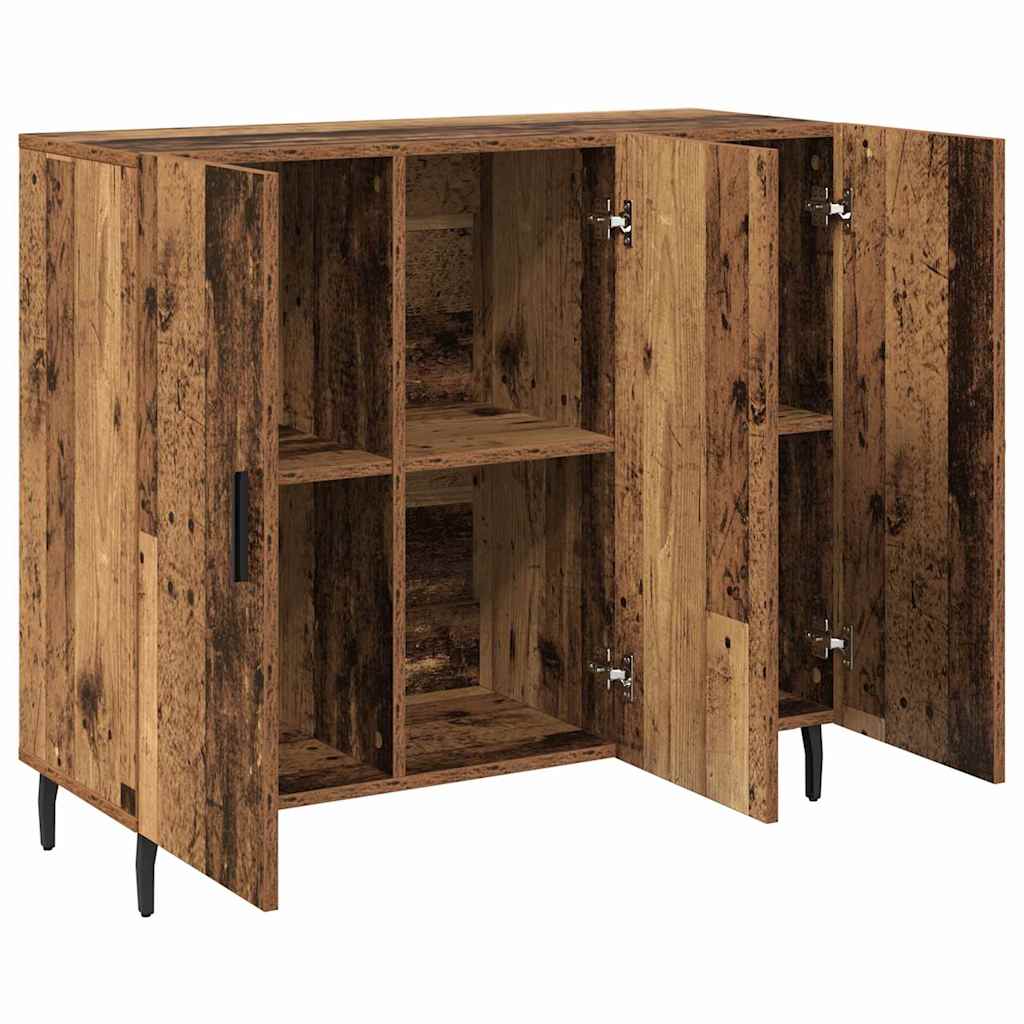 Sideboard Old Wood 90 x 34 x 80 cm Engineered Wood