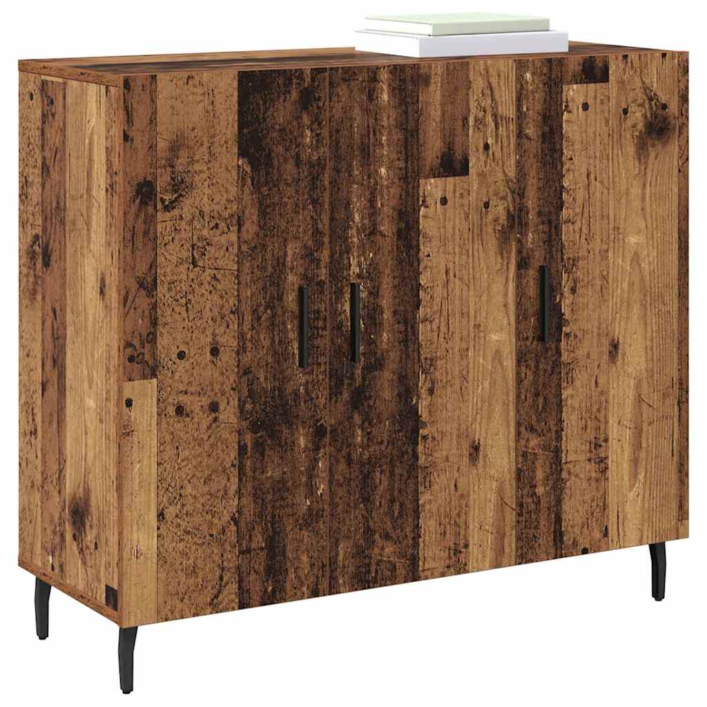 Sideboard Old Wood 90 x 34 x 80 cm Engineered Wood