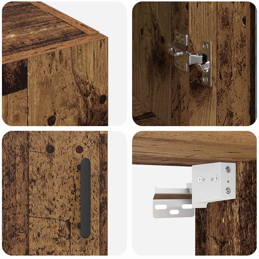 Sideboard Old Wood 69.5 x 34 x 90 cm Engineered Wood