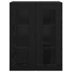 Wall Mounted Cabinet Black 69.5 x 34 x 90 cm Engineered Wood