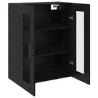 Wall Mounted Cabinet Wall-mounted Black oak 69.5 x 34 x 90 cm