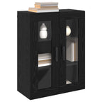 Wall Mounted Cabinet Wall-mounted Black oak 69.5 x 34 x 90 cm