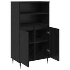 Highboard Black 60 x 36 x 110 cm Engineered wood