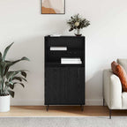 Highboard Black 60 x 36 x 110 cm Engineered wood