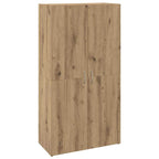 Office Cabinet Old Wood 60 x 32 x 115 cm Engineered Wood