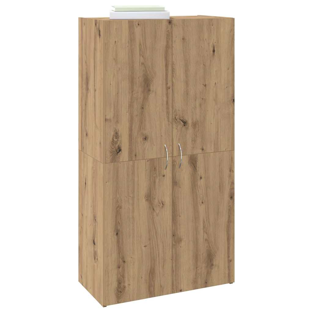 Office Cabinet Old Wood 60 x 32 x 115 cm Engineered Wood