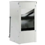 Rabbit Feeder Silver 12.5 x 12.5 x 25 cm Galvanised Steel